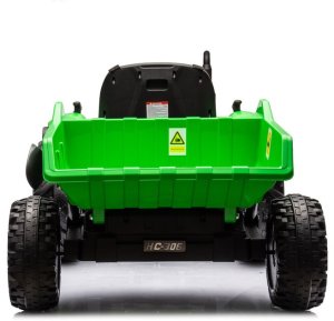 Lean Cars Traktor Na Akumulator HC-306 Z Przyczepą Jasno Zielony 24V 7