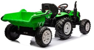Lean Cars Traktor Na Akumulator HC-306 Z Przyczepą Jasno Zielony 24V 8