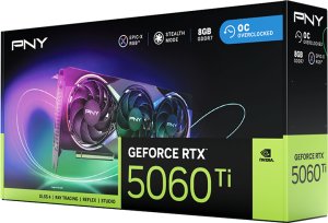 Karta graficzna PNY GeForce RTX 5060 Ti Epic-X RGB Overclocked Triple Fan 8GB GDDR7 DLSS4 (VCG5060T8TFXXPB1-O) 10