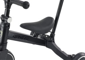 Rower Trójkołowy PRO50 Rowerek Z Rączką Do Prowadzenia Czarny 4