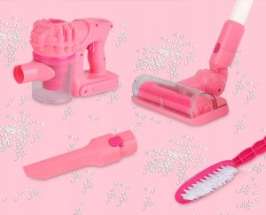 Odkurzacz dla dzieci pionowy fioletowy 4