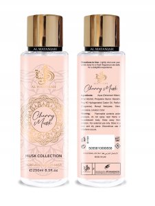 AL WATANIAH Musk Collection Cherry Musk BODY MIST 250ml 3