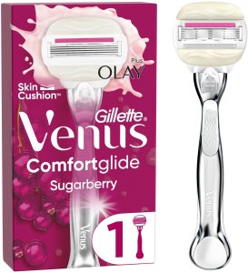 Skustuvas su atsarginiu peiliuku Gillette Venus Comfortglide Sugarberry moterims 3