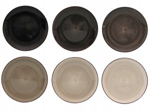 Keramikinių desertinių lėkščių rinkinys Loft, 19 cm, 6 vnt 1