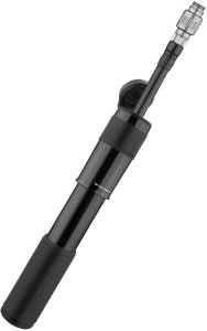 Pompka ręczna BIRZMAN Velocity MTB Black (Presta/Schrader), 90psi/6.2bar, Długość 183mm, CNC, Czarna 2