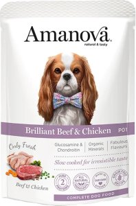 Amanova Dog Adult Brilliant Beef & Chicken - wołowina i kurczak saszetka 100g [P01] 1