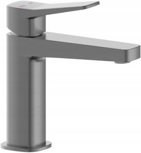 4522-815-61 / KFA / MALAGA /  BATERIA UMYWALKOWA STOJĄCA, Z KORKIEM CLICK CLACK, PVD GUN METAL GREY / 1
