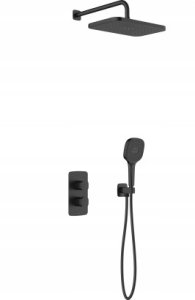 5759-501-81 / KFA / MALAGA / ZESTAW NATRYSKOWY PODTYNKOWY TERMOSTAT , BLACK / 1