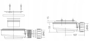 Syfon Kerra SYFON HS1 FI90 MM 2