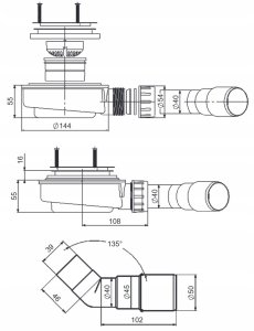 Syfon Kerra SYFON HS1 FI90 MM 5