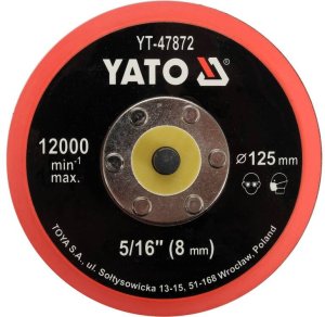 YATO DYSK / TALERZ POLERSKI Z RZEPEM 125mm  5/16" 2
