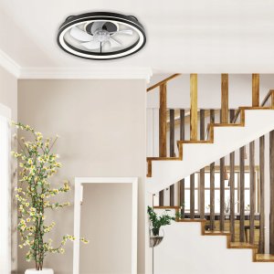 Wentylator Lamkur Lamkur Fargo 49892 plafon wentylator lampa sufitowa 1x37W LED 3000K 4000 lm czarny 7