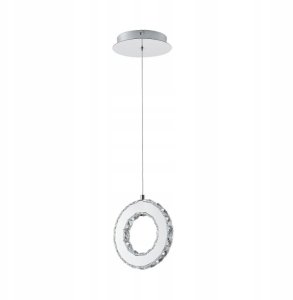 Zuma Line Girona MD3713-1-3CT lampa wisząca zwis 1x10W LED 3000K 1100 lm srebrna 1