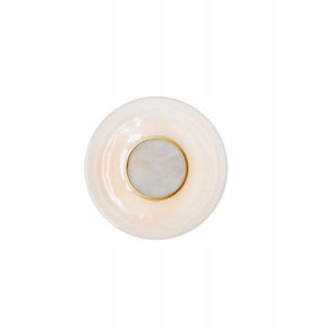 Maxlight Signature W0378 kinkiet lampa ścienna 1x9W LED 3000K 855 lm mosiądz/transparentny 1