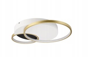 Lamkur Benito 50973 plafon lampa sufitowa 31W LED 3000-6500K 4400 lm biały/złoty 1