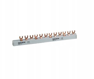 Szyna łączeniowa typ widełkowy Noark Ex9B 110831 BBU 3L 10mm2 M9 EU 63A 400V 1