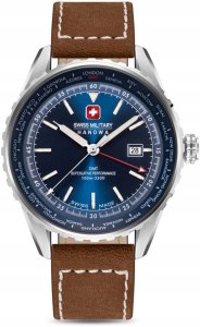 Zegarek Męski SWISS MILITARY HANOWA Afterburn GMT SMWGB0003202 + BOX 1