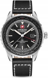 Zegarek Męski SWISS MILITARY HANOWA Afterburn GMT SMWGB0003201 + BOX 1