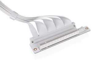Thermaltake PCI-E 4.0 Dual 90 Degree Riser Cable 400mm Snow 4