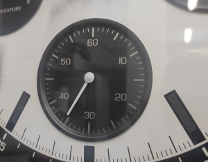 Zegar ścienny SEIKO QXA823S 33 cm cichy mechanizm termometr . 6