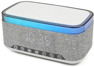 Radiobudzik Denver CRQ-225 radio zegarowe m. BT/Wireless Charger 15W 8