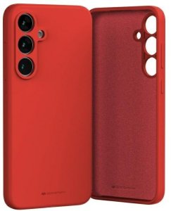 Etui Mercury Silicone do Samsung Galaxy S24 FE czerwony 1