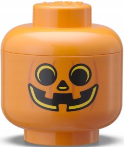 Room Copenhagen LEGO Storage HEAD "Krbis" mini (orange/schwarz) 1