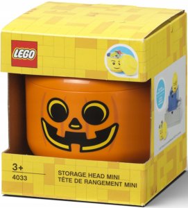 LEGO Room Copenhagen Storage HEAD "Krbis" mini (orange/czarny) 2