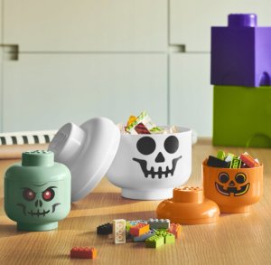 LEGO Room Copenhagen Storage HEAD "Krbis" mini (orange/czarny) 3