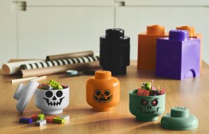 LEGO Room Copenhagen Storage HEAD "Krbis" mini (orange/czarny) 5