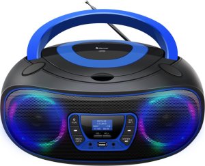 Denver TDB-212 DAB+ Boombox FM/BT/USB/CD/AUX blau 1