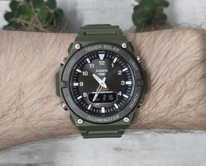 Zegarek Casio AQ-S820W-3BVEF młodzieżowy solarny . 2