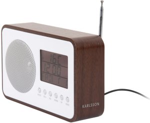 Radiobudzik Karlsson KA6036DW ładowarka USB AUX . 6