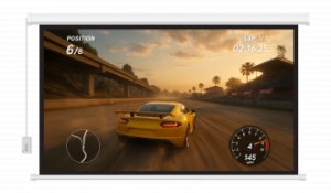 Ekran projekcyjny elektryczny z pilotem Camrock Matte ER 120 2