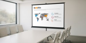 Ekran projekcyjny na statywie Camrock Matte T 100 6