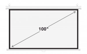 Ekran projekcyjny ścienny Camrock Matte W 100 1