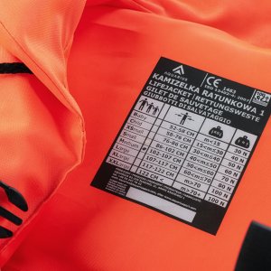 Kamizelka Ratunkowa Kamizelka Ratunkowa 100n  fluo orange rozmiar XL 11