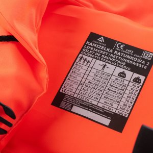 Kamizelka Ratunkowa Kamizelka Ratunkowa 100n  fluo orange rozmiar XL 5