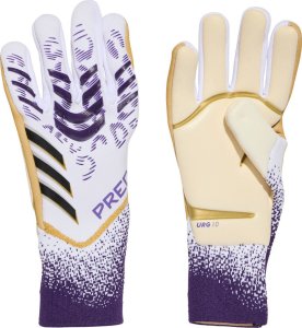 Rękawice bramkarskie adidas Predator GL Pro biało-fioletowe JZ5787 10 1