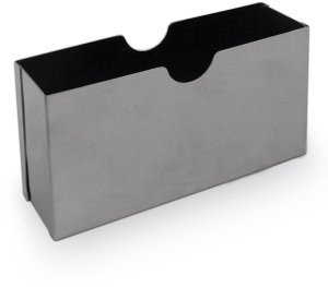 popielniczka zewnętrzna ścienna stal nierdzewna zamykana kompaktowa srebrna 6