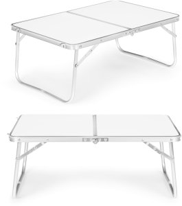 Stolik turystyczny mały stół piknikowy składany 60x40 cm biały MultiGarden 1