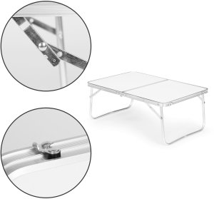 Stolik turystyczny mały stół piknikowy składany 60x40 cm biały MultiGarden 7