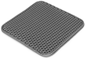 Mata dwuwarstwowa wycieraczka pod kuwetę dla kota szara Petsi 2