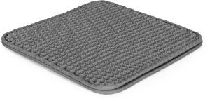 Mata dwuwarstwowa wycieraczka pod kuwetę dla kota szara Petsi 3