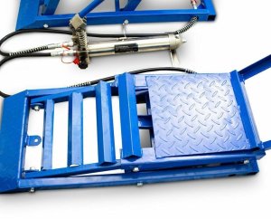 RAMPA RAMPY HYDRAULICZNE WARSZTATOWE KOMPLET 2 SZTUKI Z PODNOŚNIKIEM 8