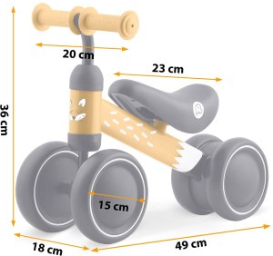 Rowerek biegowy trójkołowy dla dzieci Ricokids 5