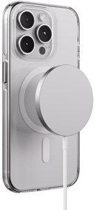 Etui do iPhone 15 Pro Crong Clear MAG Pro Case Cover MagSafe Przezroczysty 3