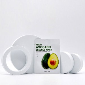 Maska w płacie odżywcza z ekstraktem z awokado Lebelage 3