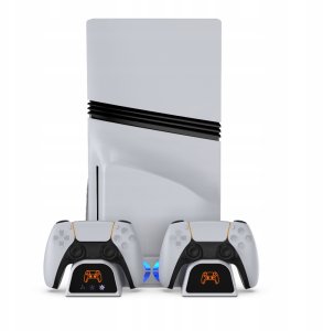 YAXO Podstawka chłodząca i ładująca ARCTIC BREEZE NE do PS5/PS5 Slim/PS5 Pro Alpine White 1
