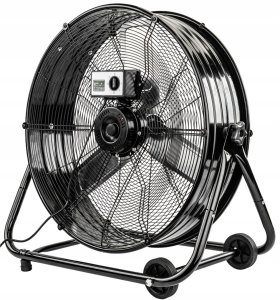 WENTYLATOR PRZEMYSŁOWY WIATRAK PODŁOGOWY CYRKULATOR 61CM 300W DUŻY MOCNY 12